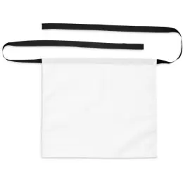 Hoppla Classic Half Apron Solid White Flat